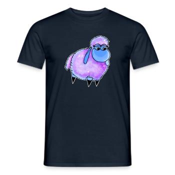 Wolly Sheepling Sprinkle - Men's T-Shirt - navy - Front - AI Model Male 178 light (178cm)