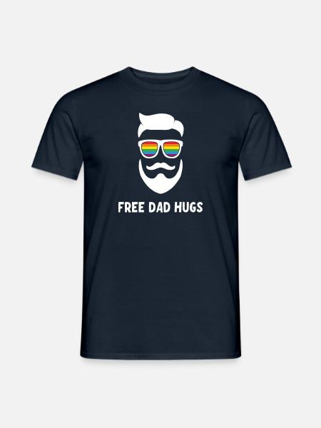 LGBT Stolze Vater - Männer T-Shirt - Navy