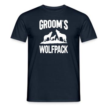 Groom Squad - Männer T-Shirt - Navy - Vorne - AI Model Male 178 light (178cm)
