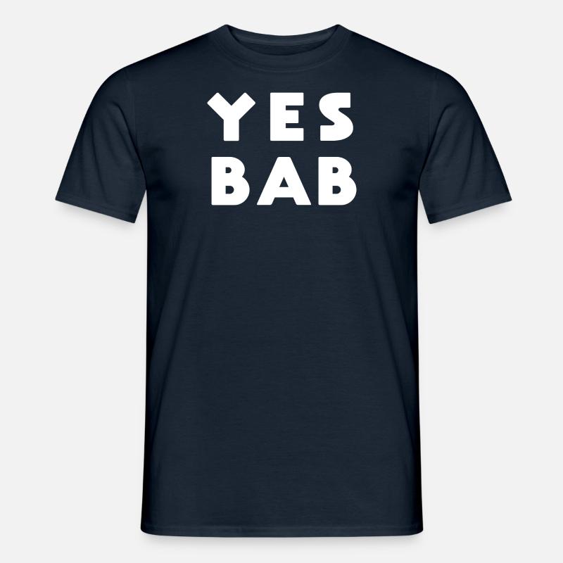 Ja Bab Birmingham Slang - Männer T-Shirt - Navy