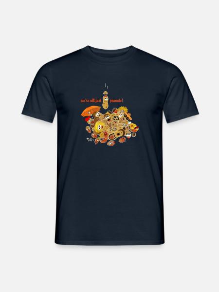 Peanuts! - Männer T-Shirt - Navy