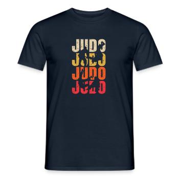 judo - T-shirt homme - marine - Devant - AI Model Male 178 light (178cm)