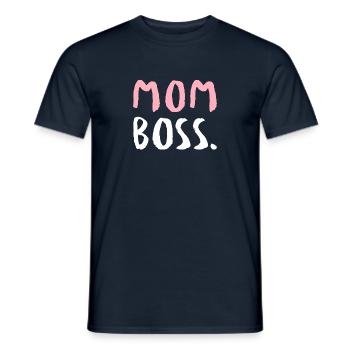 Maman patron - T-shirt homme - marine - Devant - AI Model Male 178 light (178cm)