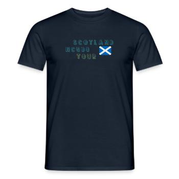 nc500 tour - Men's T-Shirt - navy - Front - AI Model Male 178 light (178cm)