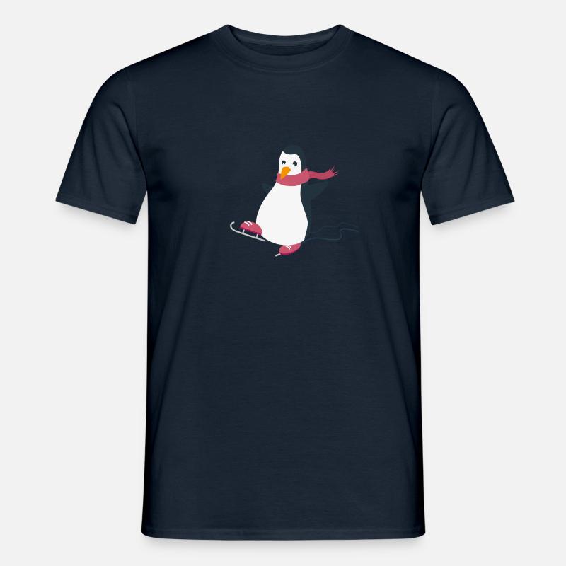 Pinguin - Männer T-Shirt - Navy