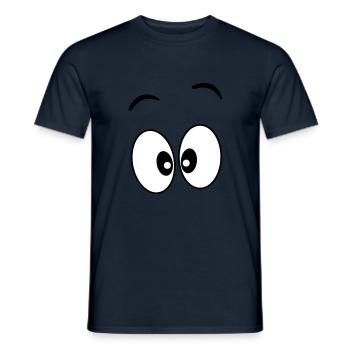 Eyes _ Gift idea - Men's T-Shirt - navy - Front - AI Model Male 178 light (178cm)