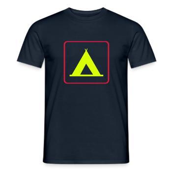 10_sign - Männer T-Shirt - Navy - Vorne - AI Model Male 178 light (178cm)