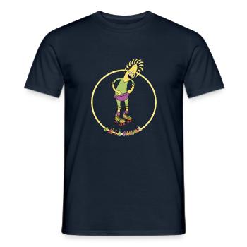 La banane - T-shirt homme - marine - Devant - AI Model Male 178 light (178cm)