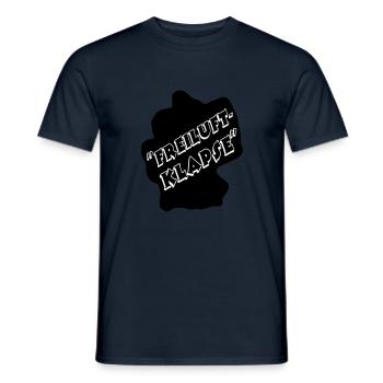 Freiluftklapse II - Männer T-Shirt - Navy - Vorne - AI Model Male 178 light (178cm)