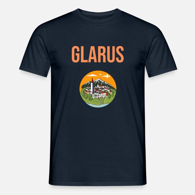 Glarus - Männer T-Shirt - Navy