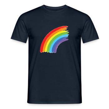 Rainbow, Pride, Unicorns - Männer T-Shirt - Navy - Vorne - AI Model Male 178 light (178cm)