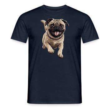 Sprints de carlin - T-shirt homme - marine - Devant - AI Model Male 178 light (178cm)
