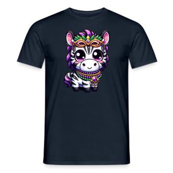 Mardi Gras Unicorn Cute Comic Kawaii - Men's T-Shirt - navy - Front - AI Model Male 178 light (178cm)