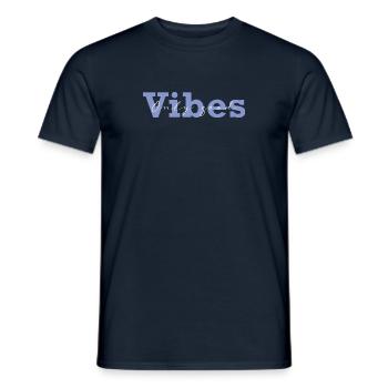 only good vibes hellgrau - Männer T-Shirt - Navy - Vorne - AI Model Male 178 light (178cm)