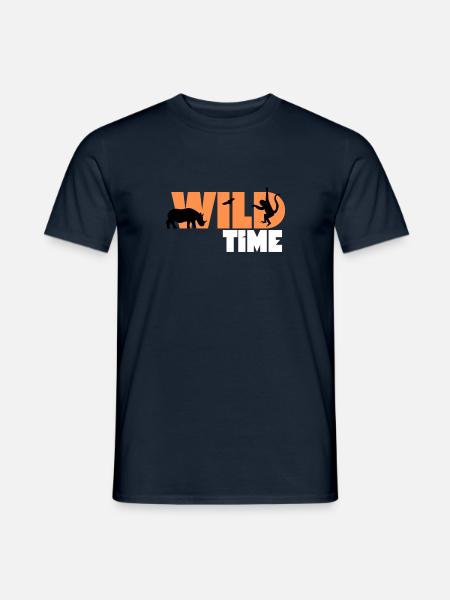 wildtime - Men's T-Shirt - navy