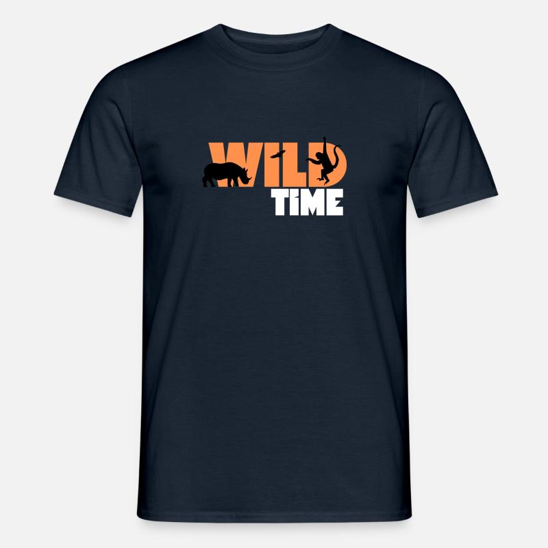 Wildzeit - Männer T-Shirt - Navy