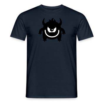 Evil monster - Men's T-Shirt - navy - Front - AI Model Male 178 light (178cm)