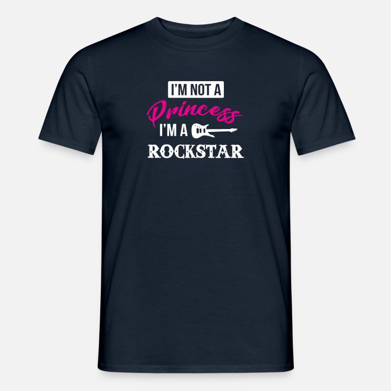 Rock Musik - Männer T-Shirt - Navy