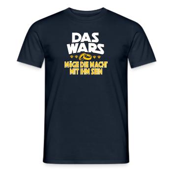 Junggesellenabschied Das Wars - Männer T-Shirt - Navy - Vorne - AI Model Male 178 light (178cm)