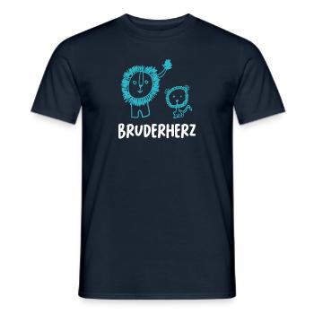 Brother Bruderherz Big Brother Big Brother - Men's T-Shirt - navy - Front - AI Model Male 178 light (178cm)