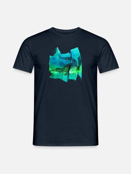 Crocodidil crocodile aligator alligator - T-shirt homme - marine