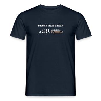 PROUD G CLASS DRIVER T Shirt for G Class Driver - Men's T-Shirt - navy - Front - AI Model Male 178 light (178cm)