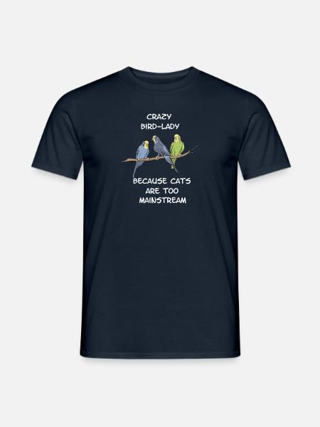 Budgerigar parakeet bird - Men's T-Shirt - navy