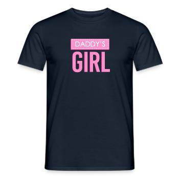 Idée cadeau d'anniversaire fille fille fille papa - T-shirt homme - marine - Devant - AI Model Male 178 light (178cm)