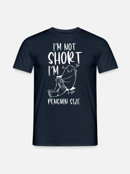 Pinguin Größe Pinguine Antarktis Kaiserpinguin - Männer T-Shirt - Navy