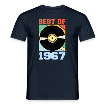 Best of 1967 - Männer T-Shirt - Navy - Vorne - AI Model Male 178 light (178cm)