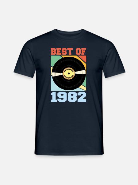 Best of 1982 - Men's T-Shirt - navy