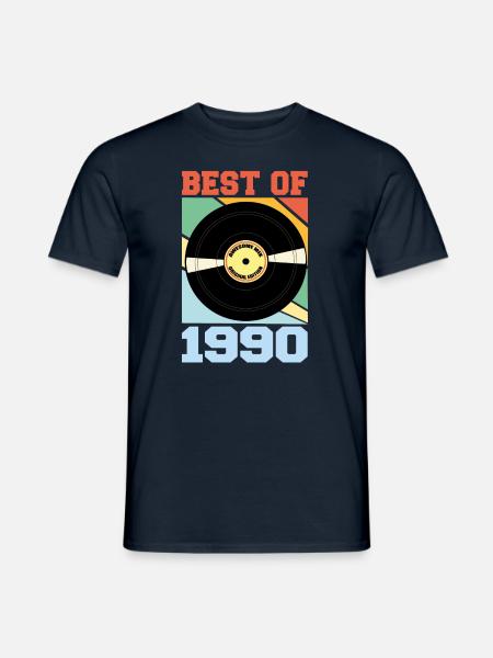 Best of 1990 - Männer T-Shirt - Navy