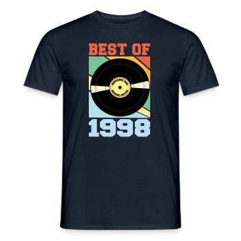 Le meilleur de 1998 - T-shirt homme - marine - Devant - AI Model Male 178 light (178cm)