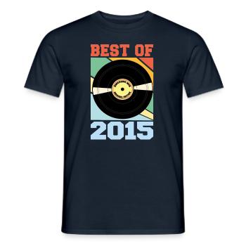 Le meilleur de 2015 - T-shirt homme - marine - Devant - AI Model Male 178 light (178cm)