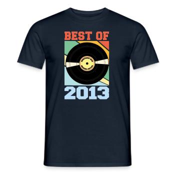 Le meilleur de 2013 - T-shirt homme - marine - Devant - AI Model Male 178 light (178cm)