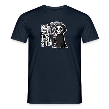 N’ayez pas peur de la faucheuse... Il est juste mignon - T-shirt homme - marine - Devant - AI Model Male 178 light (178cm)