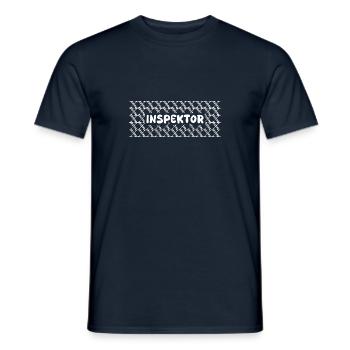 Inspector as a job - Men's T-Shirt - navy - Front - AI Model Male 178 light (178cm)