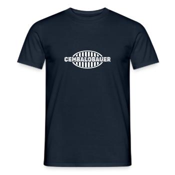 Job Cembalobauer - Männer T-Shirt - Navy - Vorne - AI Model Male 178 light (178cm)
