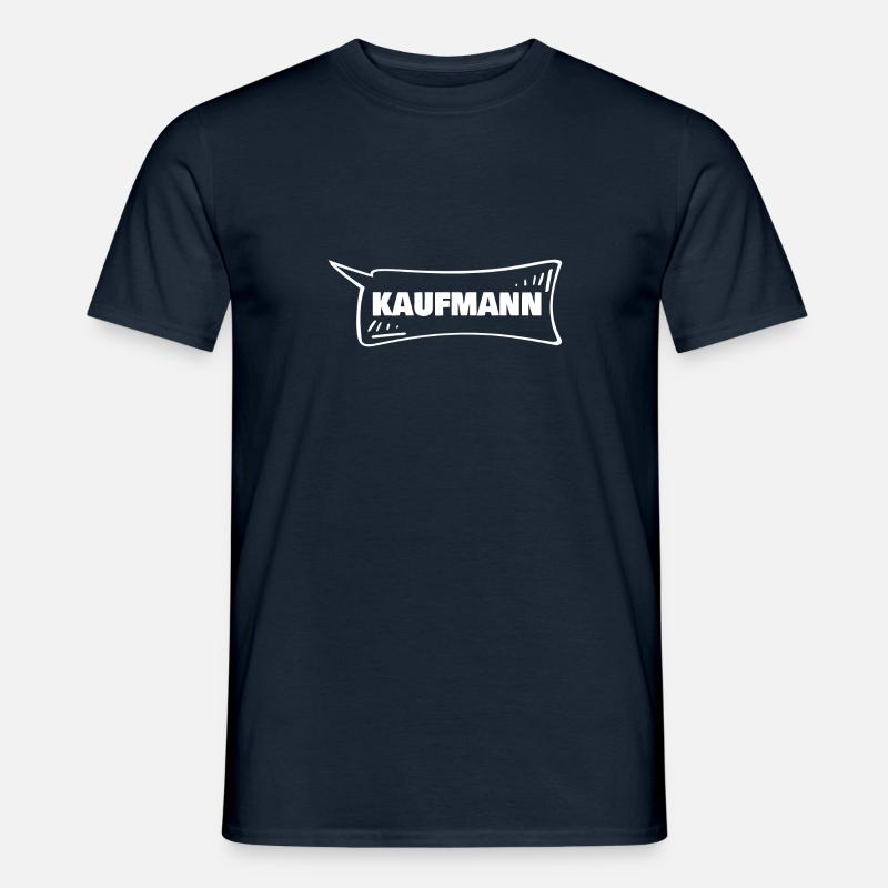 Sprechblase Kaufmann - Männer T-Shirt - Navy