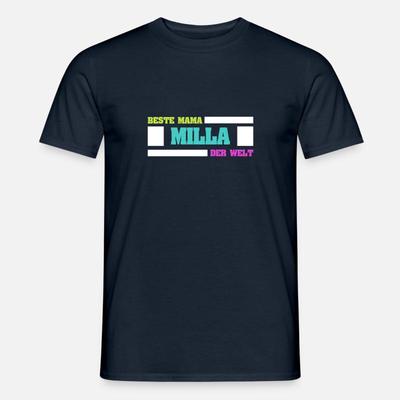 Mutter Milla - Männer T-Shirt - Navy