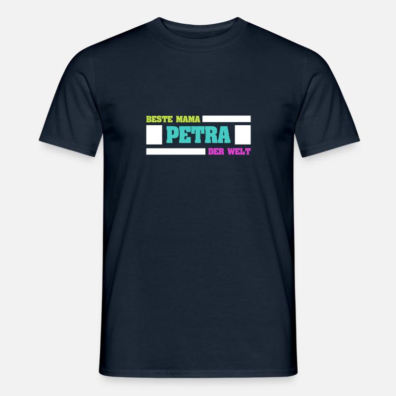 Mutter Petra - Männer T-Shirt - Navy