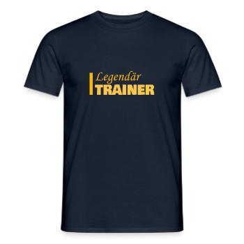 Profession Trainer - Men's T-Shirt - navy - Front - AI Model Male 178 light (178cm)