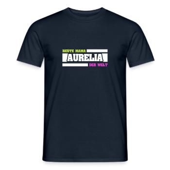 Mother Aurelia - Men's T-Shirt - navy - Front - AI Model Male 178 light (178cm)