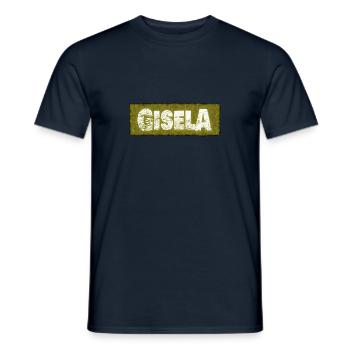 Gisela - Männer T-Shirt - Navy - Vorne - AI Model Male 178 light (178cm)