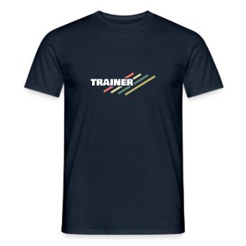 Arbeitsplatz Trainer - Männer T-Shirt - Navy - Vorne - AI Model Male 178 light (178cm)