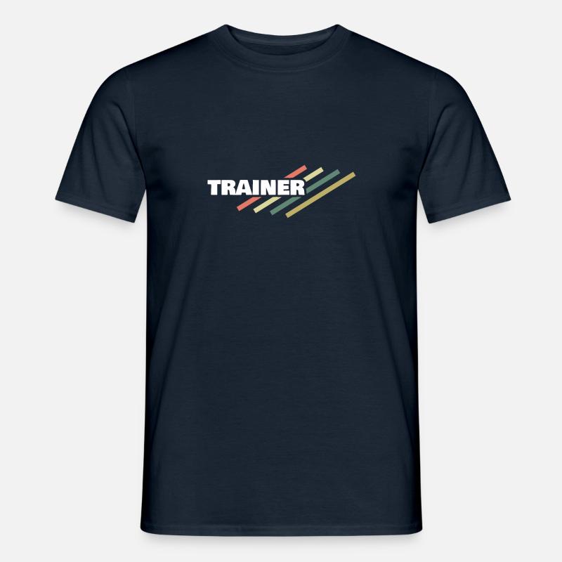 Arbeitsplatz Trainer - Männer T-Shirt - Navy
