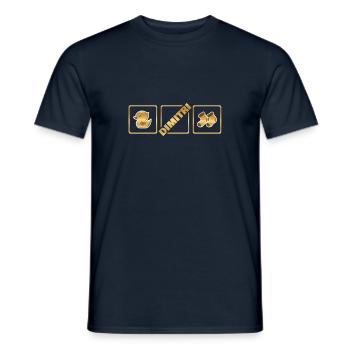 Naissance de Dimitri - T-shirt homme - marine - Devant - AI Model Male 178 light (178cm)