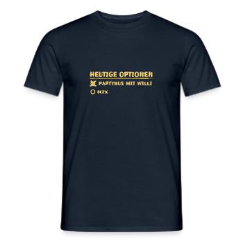william - Männer T-Shirt - Navy - Vorne - AI Model Male 178 light (178cm)
