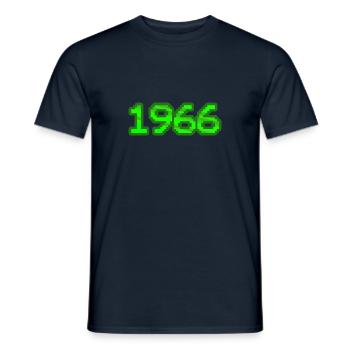 Nerd 1966 - Men's T-Shirt - navy - Front - AI Model Male 178 light (178cm)