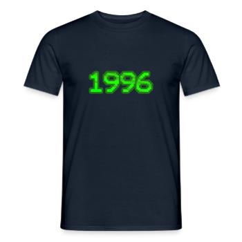 Nerd 1996 - Men's T-Shirt - navy - Front - AI Model Male 178 light (178cm)